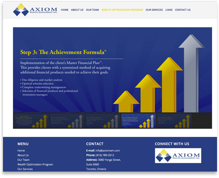 axiom-wealth-management website screenshot